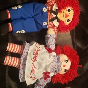 Raggedy ann and andy doll